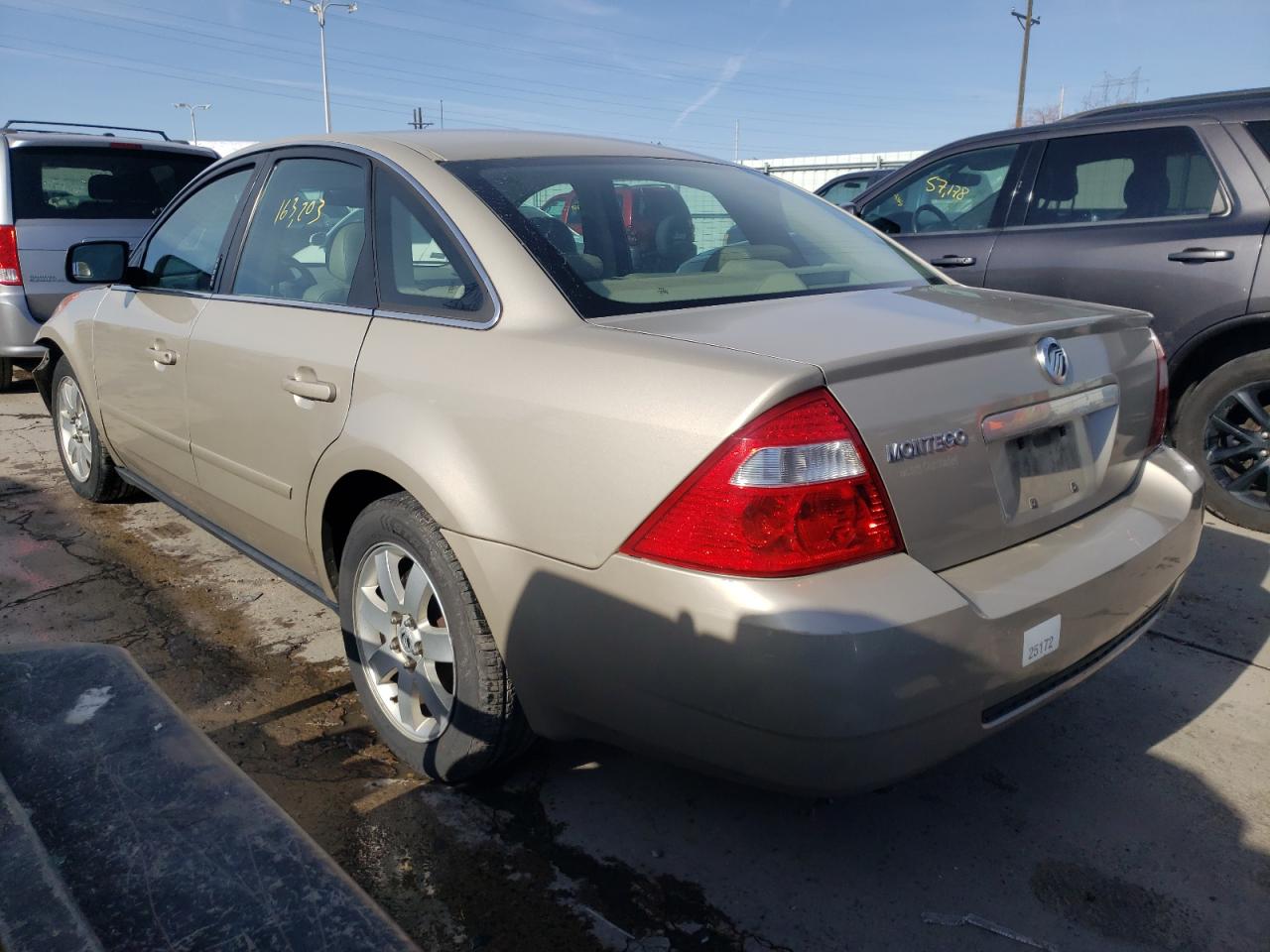 Photo 3 from auction – 2006 MERCURY MONTEGO LU with VIN 1MEFM40166G607257