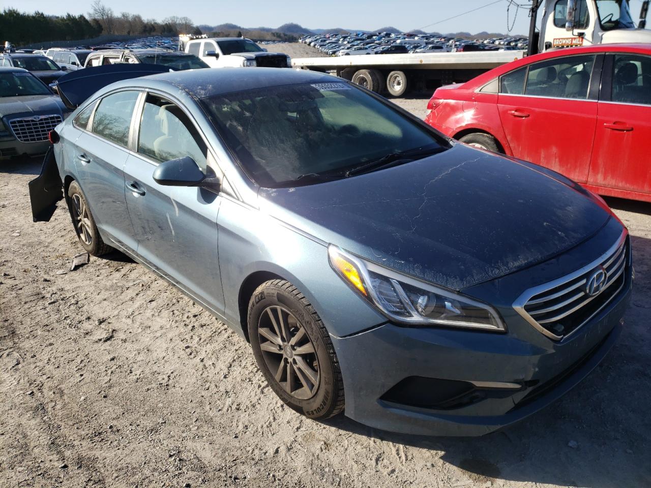 HYUNDAI SONATA SE 2016 with VIN 5NPE24AF6GH357612 - Photo from auction