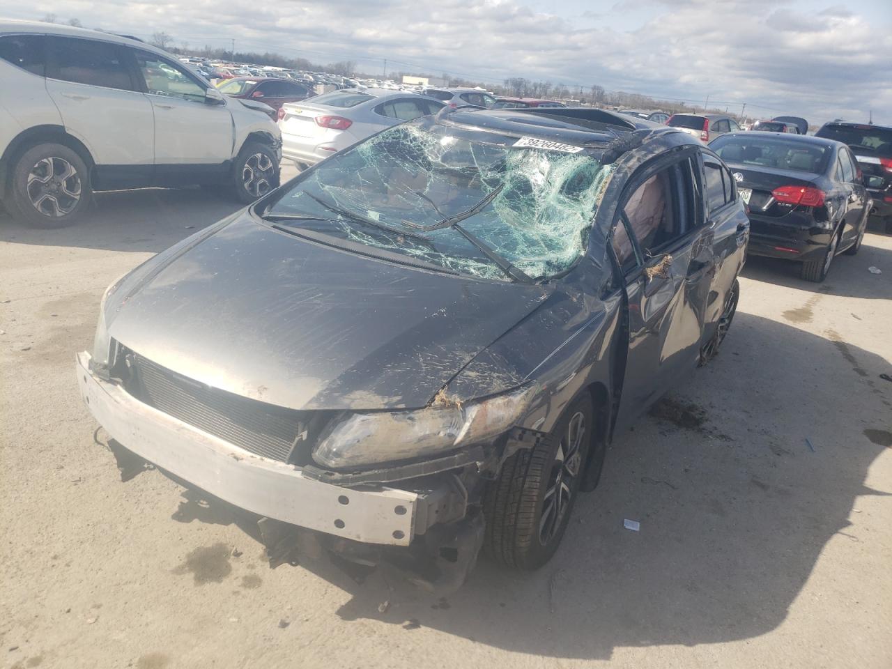 Photo 9 from auction – 2013 HONDA CIVIC EXL with VIN 19XFB2F94DE074766