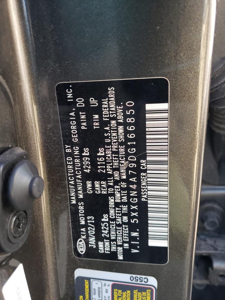 Photo 10 from auction – 2013 KIA OPTIMA EX with VIN 5XXGN4A79DG166850