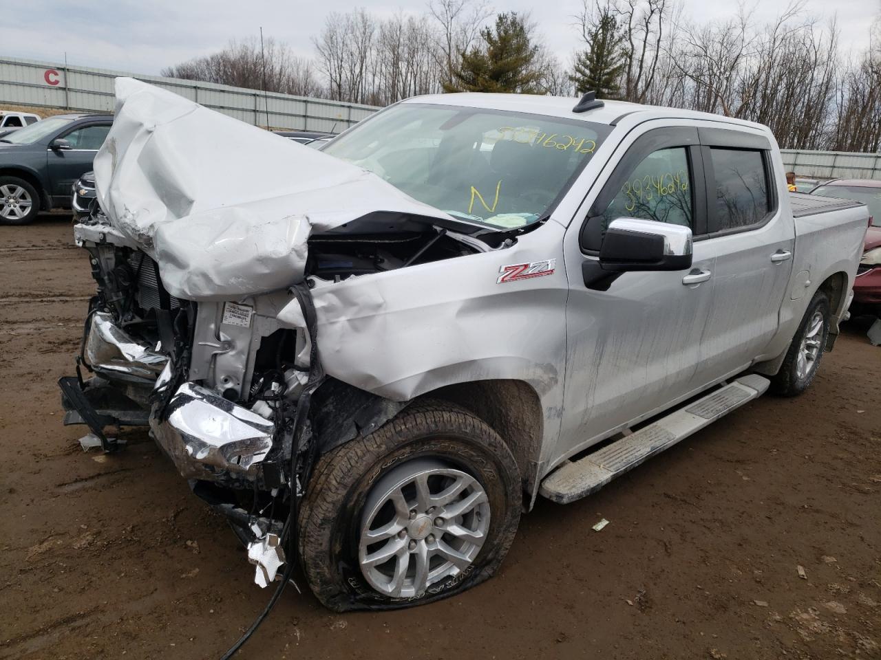 Photo 2 from auction – 2021 CHEVROLET SILVERADO with VIN 1GCUYDED3MZ403078
