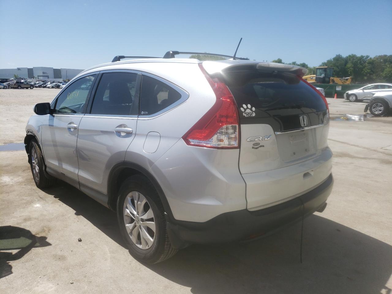 Photo 3 from auction – 2012 HONDA CR-V EXL with VIN 5J6RM3H71CL010273