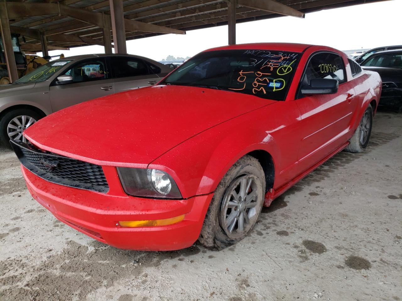 Photo 2 from auction – 2007 FORD MUSTANG with VIN 1ZVFT80N675294140