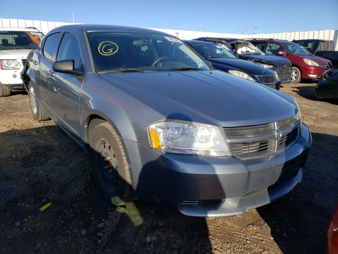 DODGE AVENGER SX 2010 with VIN 1B3CC4FB7AN177218 - Photo from auction