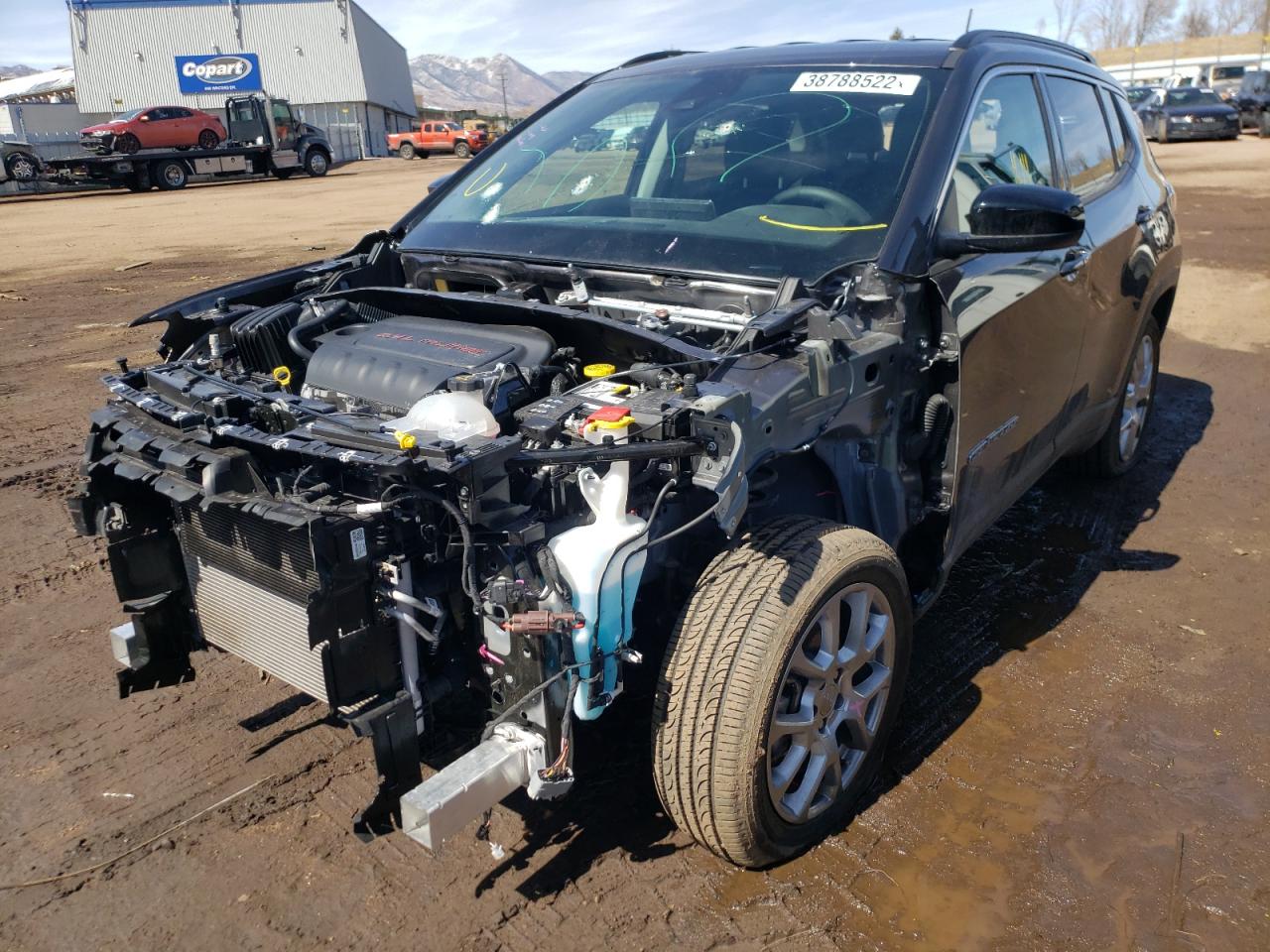 Photo 2 from auction – 2022 JEEP COMPASS AL with VIN 3C4NJDFB0NT141325