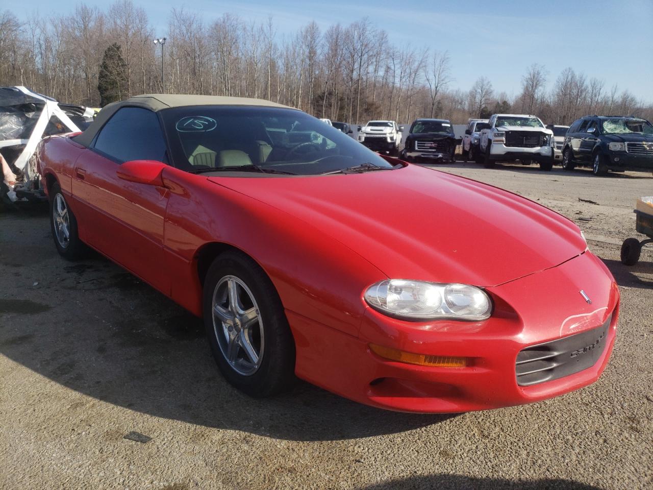 CHEVROLET CAMARO 2002 with VIN 2G1FP32K222155343 - Photo from auction