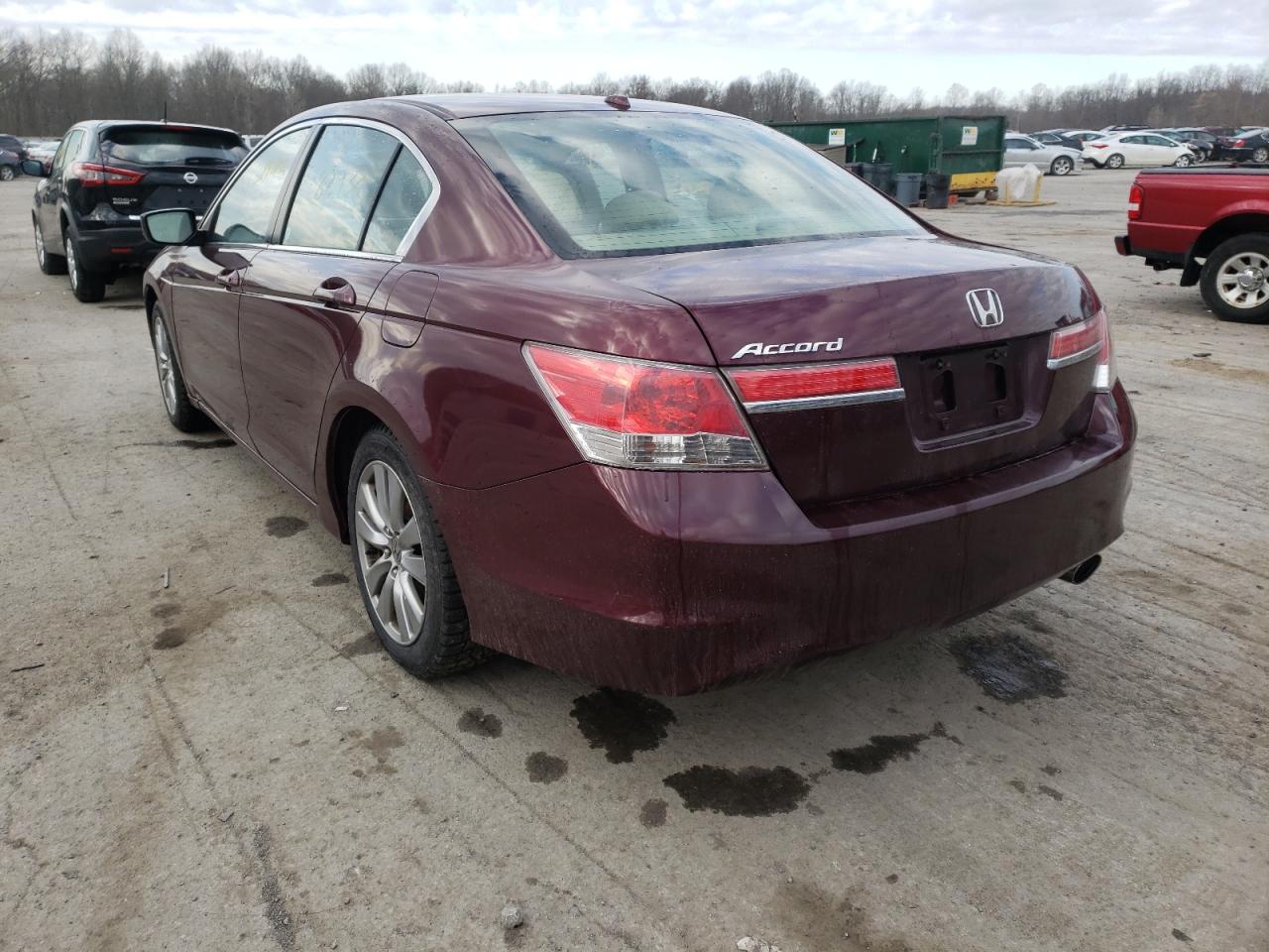 Photo 3 from auction – 2012 HONDA ACCORD EXL with VIN 1HGCP2F89CA201218