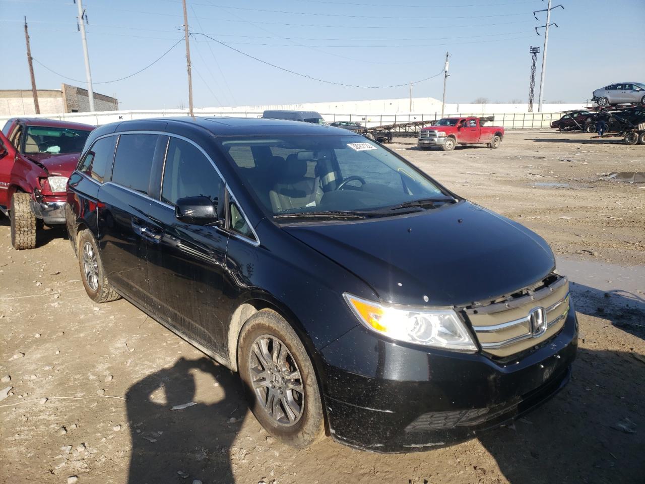 HONDA ODYSSEY EX 2013 with VIN 5FNRL5H68DB062208 - Photo from auction