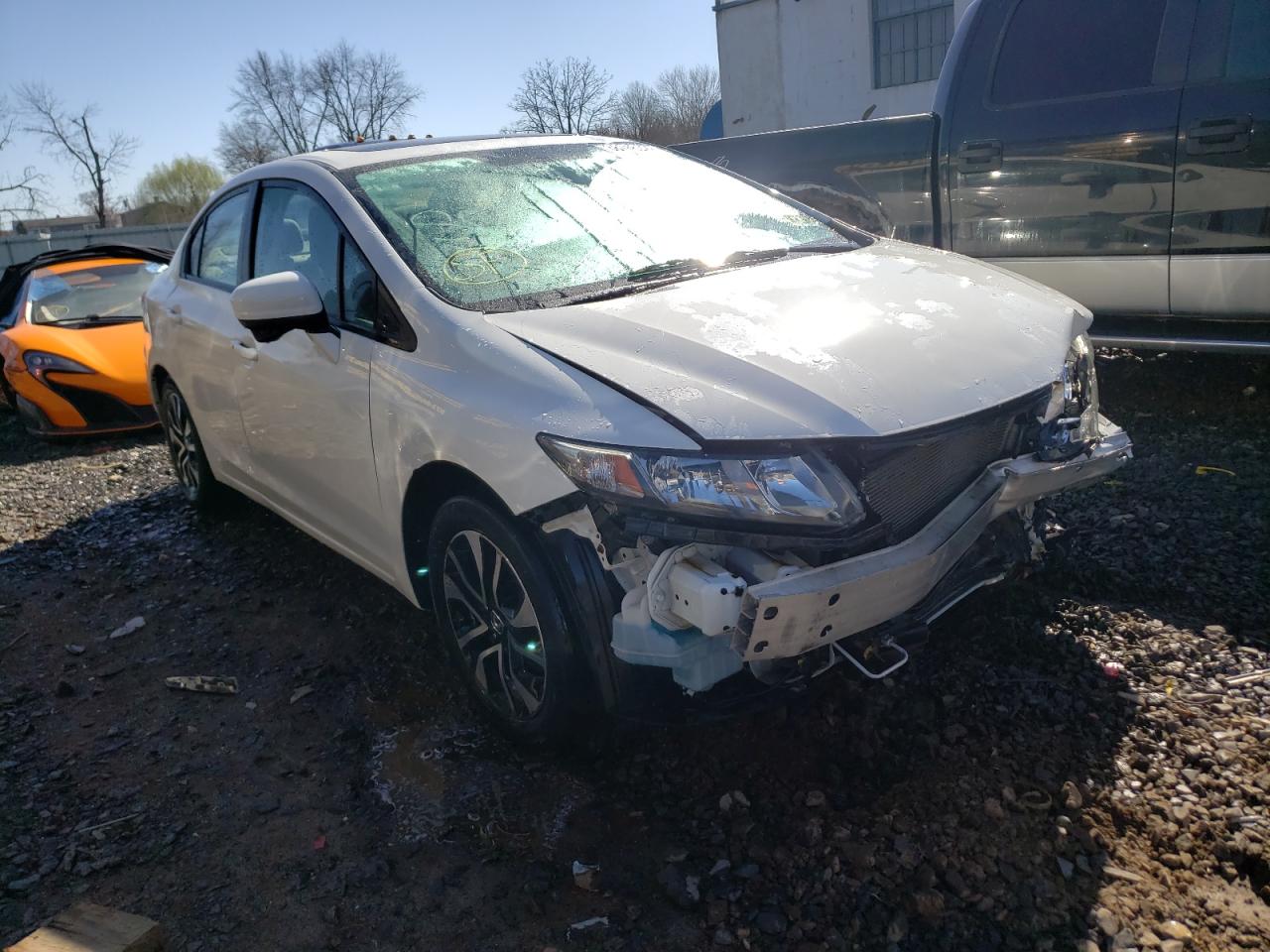HONDA CIVIC EX 2014 with VIN 2HGFB2F80EH548551 - Photo from auction