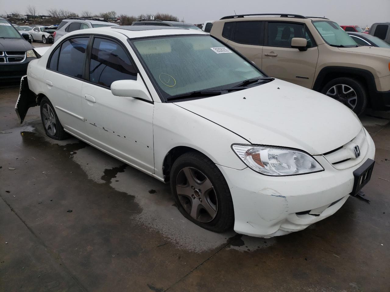 HONDA CIVIC EX 2004 with VIN 2HGES26834H574278 - Photo from auction