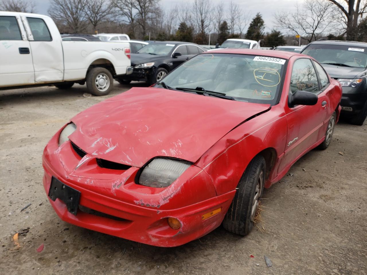 Photo 2 from auction – 2002 PONTIAC SUNFIRE SE with VIN 1G2JB124827118820