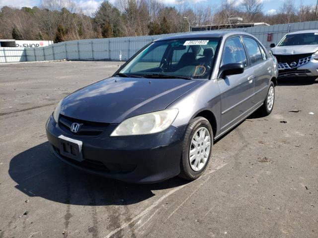 Photo 2 from auction – 2004 HONDA CIVIC LX with VIN 2HGES16514H568561