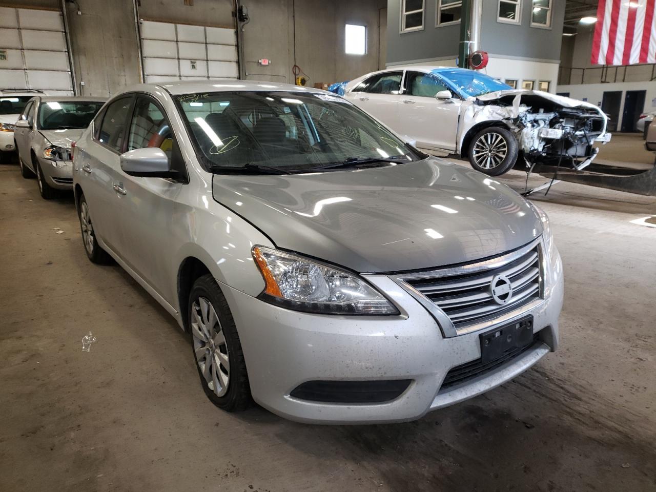 NISSAN SENTRA 2014 with VIN 3N1AB7AP0EL660295 - Photo from auction