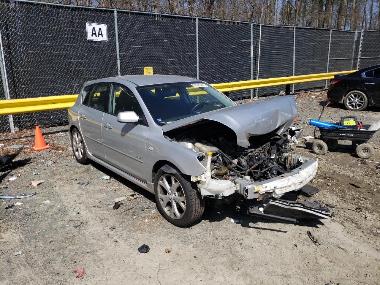 MAZDA 3 HATCHBAC 2008 with VIN JM1BK344781848321 - Photo from auction