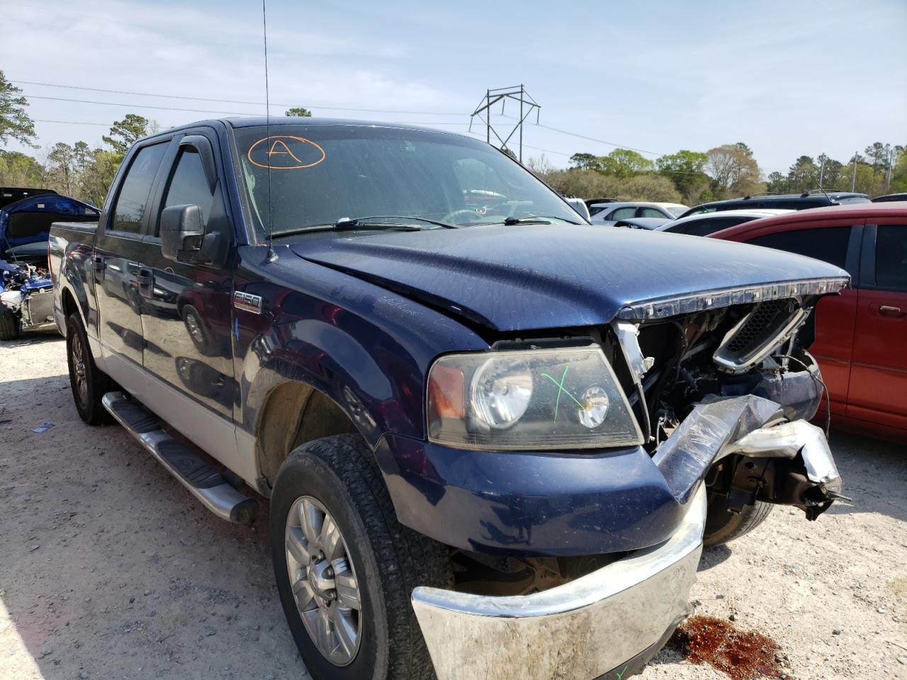 FORD F150 SUPER 2008 with VIN 1FTPW12V48FB27936 - Photo from auction