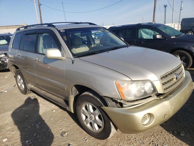 TOYOTA HIGHLANDER 2002 with VIN JTEHF21A920062886 - Photo from auction
