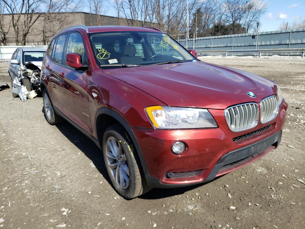 BMW X3 XDRIVE2 2014 with VIN 5UXWX9C51E0D34225 - Photo from auction