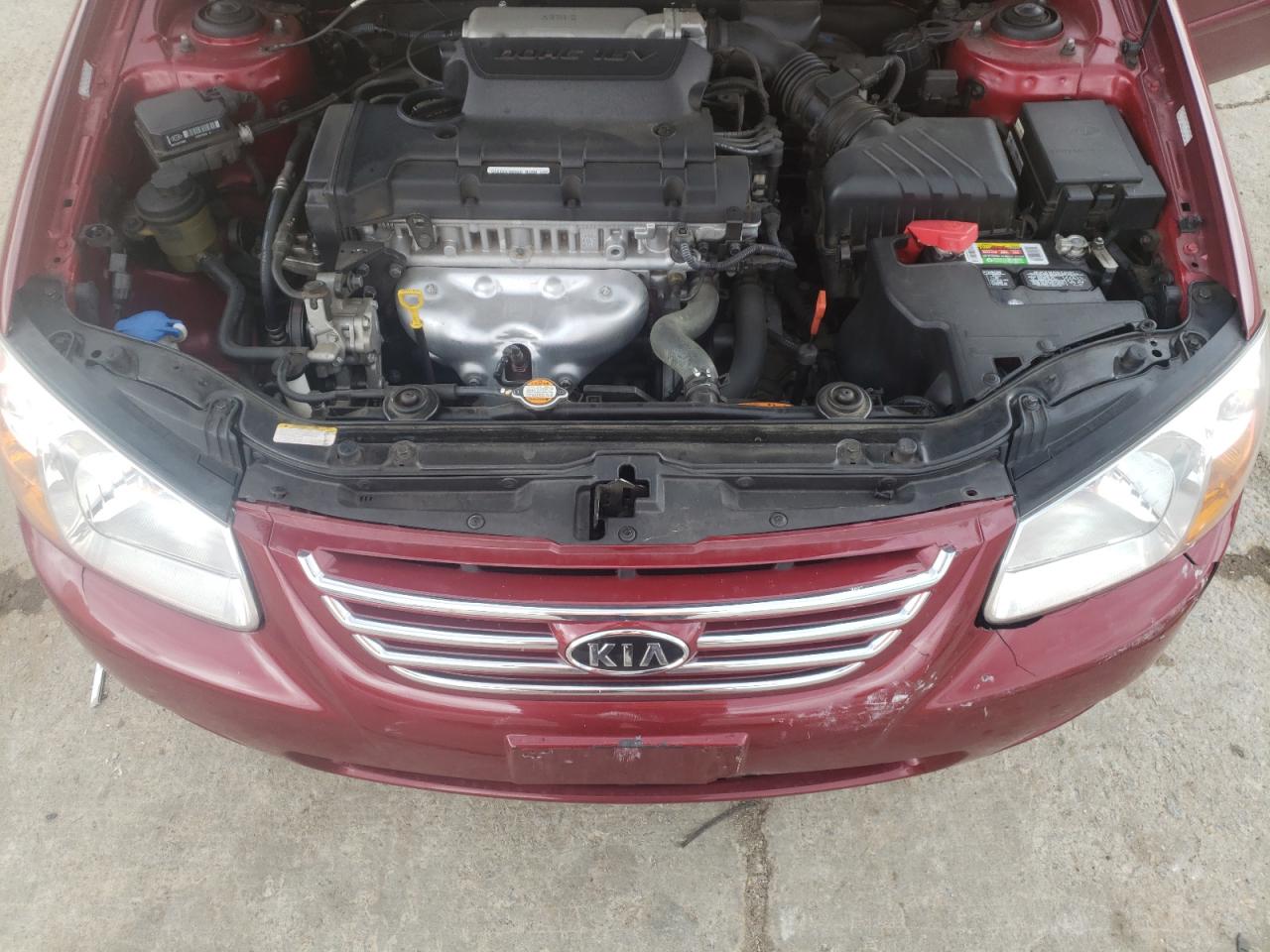 Photo 7 from auction – 2007 KIA SPECTRA EX with VIN KNAFE121475380588