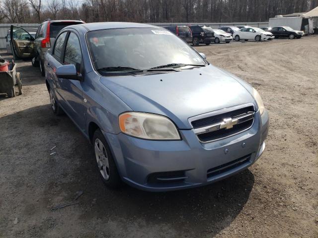 CHEVROLET AVEO BASE 2008 with VIN KL1TD566X8B101614 - Photo from auction
