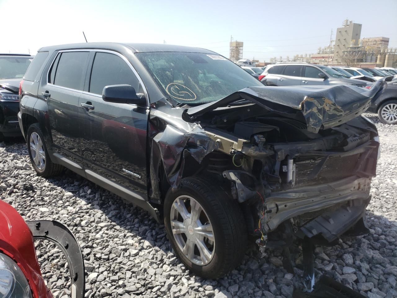 GMC TERRAIN SL 2017 with VIN 2GKALMEK9H6338128 - Photo from auction