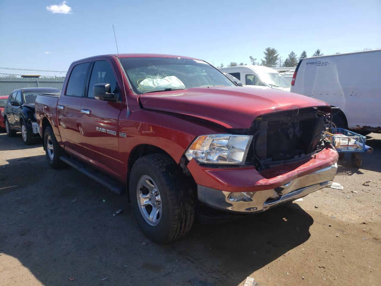DODGE RAM 1500 S 2012 with VIN 1C6RD7LTXCS308660 - Photo from auction