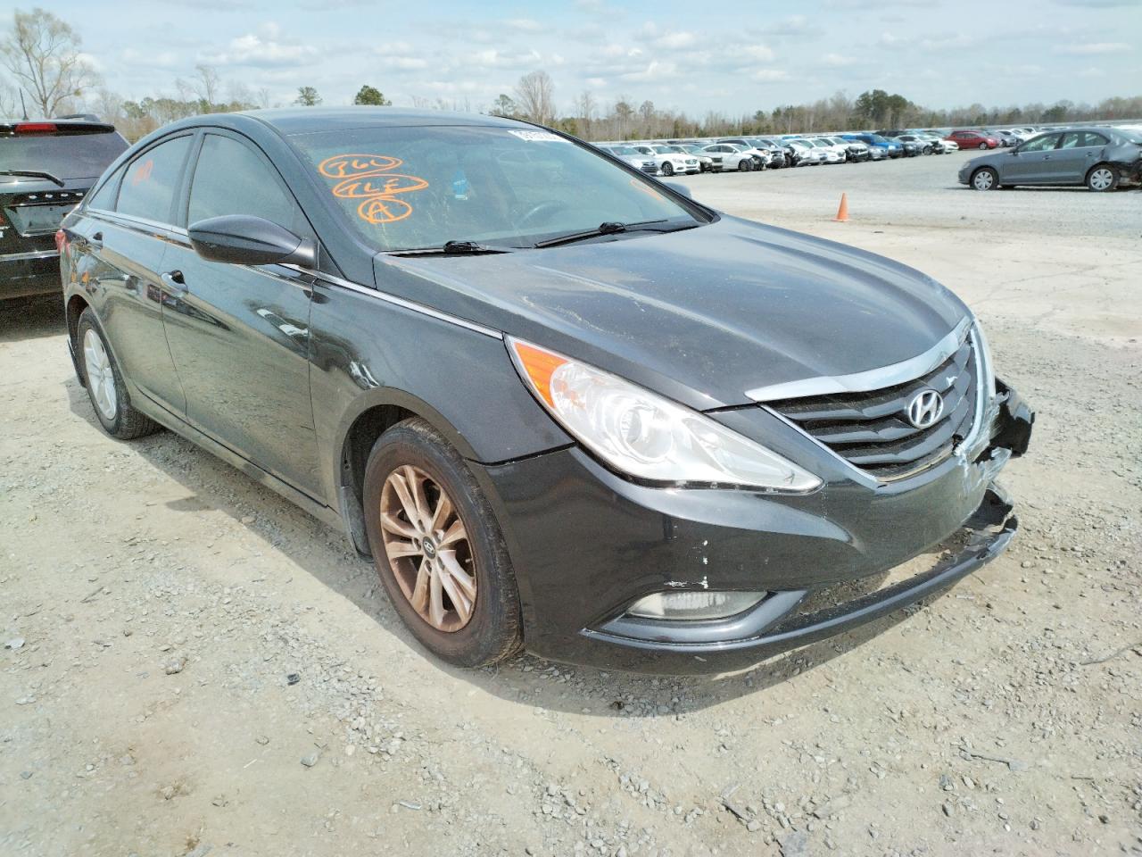 HYUNDAI SONATA GLS 2013 with VIN 5NPEB4AC7DH697448 - Photo from auction