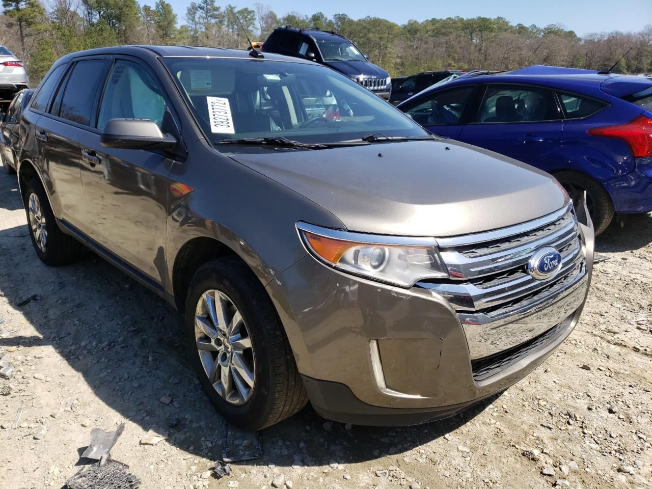 FORD EDGE SEL 2014 with VIN 2FMDK4JC2EBB59647 - Photo from auction