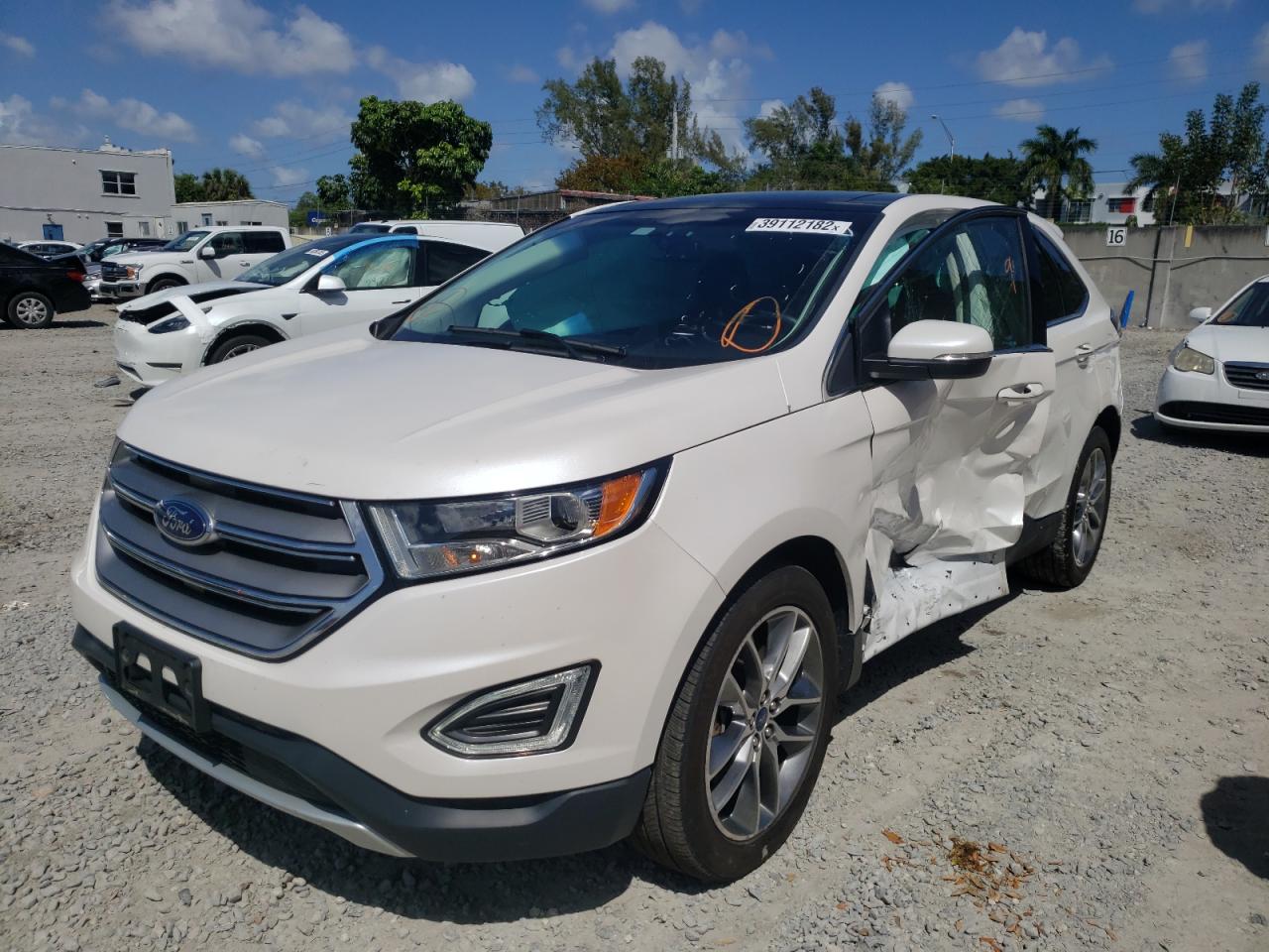 Photo 2 from auction – 2016 FORD EDGE TITAN with VIN 2FMPK4K8XGBB99100