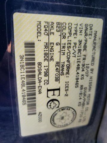 Photo 10 from auction – 2008 NISSAN VERSA S with VIN 3N1BC11E48L418465