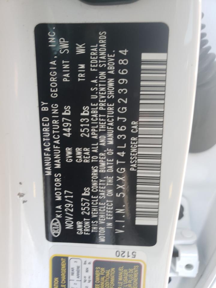 Photo 10 from auction – 2018 KIA OPTIMA LX with VIN 5XXGT4L36JG239684