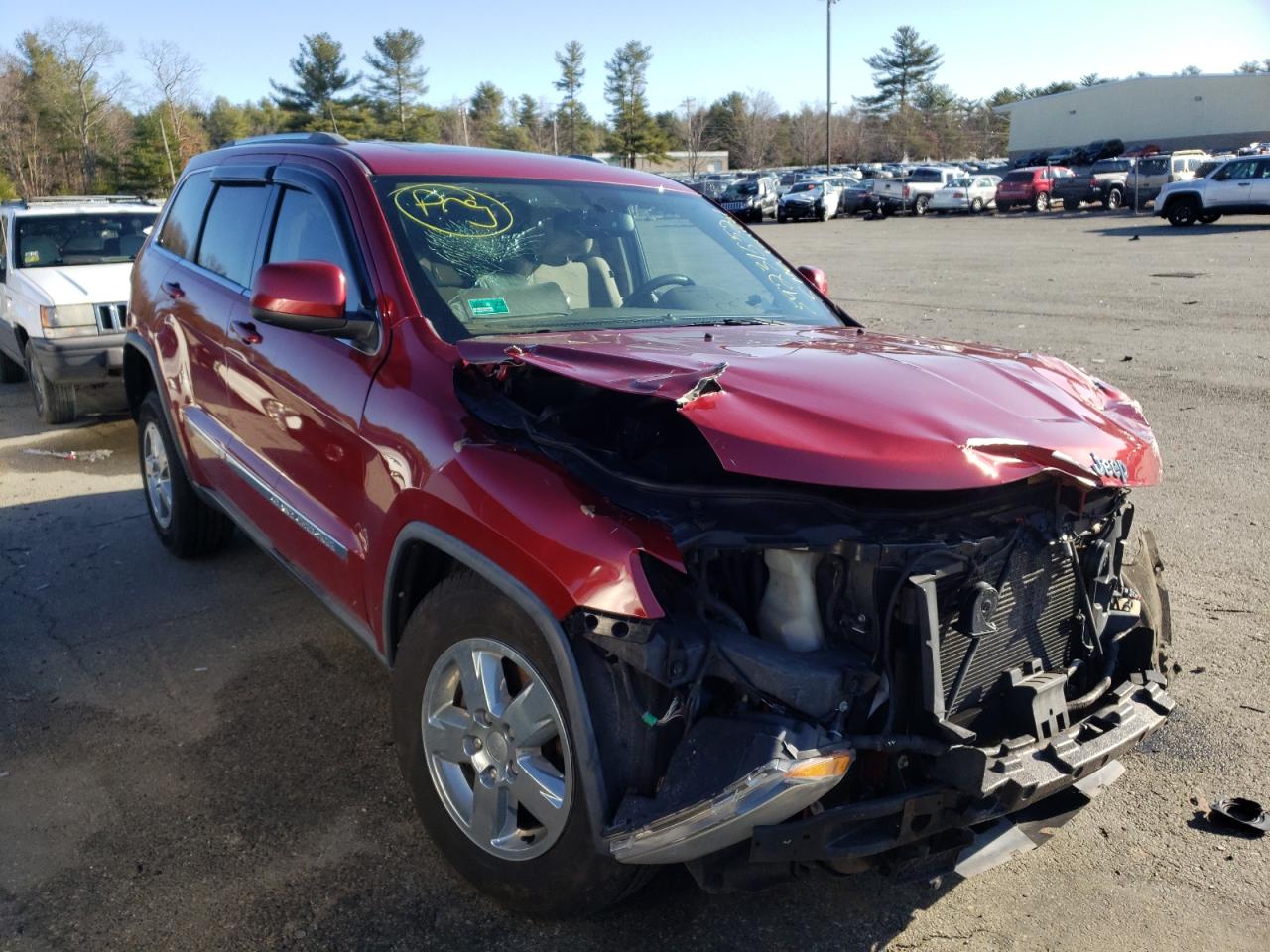 JEEP GRAND CHER 2012 with VIN 1C4RJFAG3CC156197 - Photo from auction