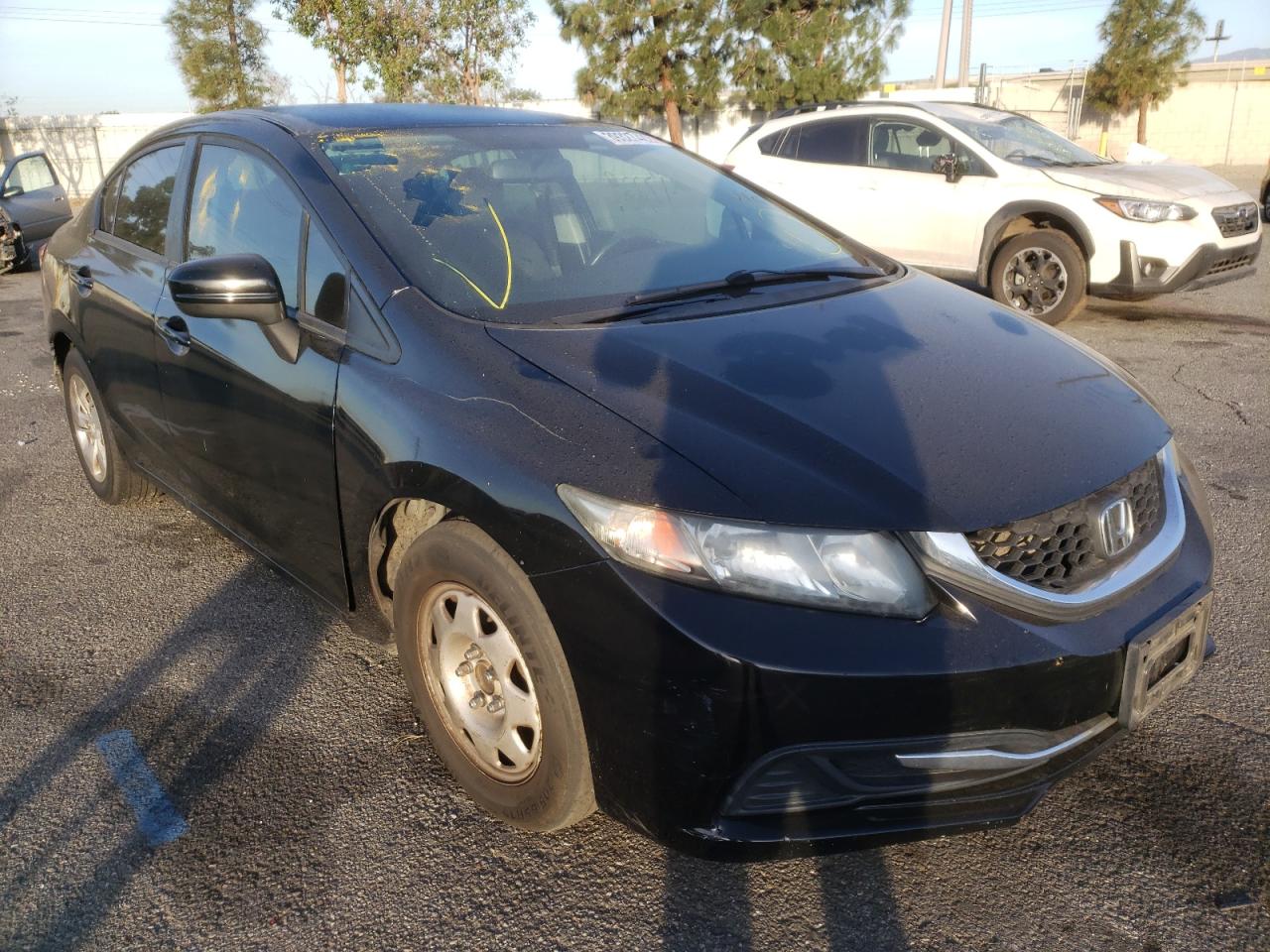 HONDA CIVIC LX 2014 with VIN 19XFB2F51EE218062 - Photo from auction