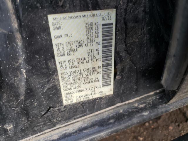 Photo 10 from auction – 2013 NISSAN FRONTIER S with VIN 1N6AD0EV0DN717761
