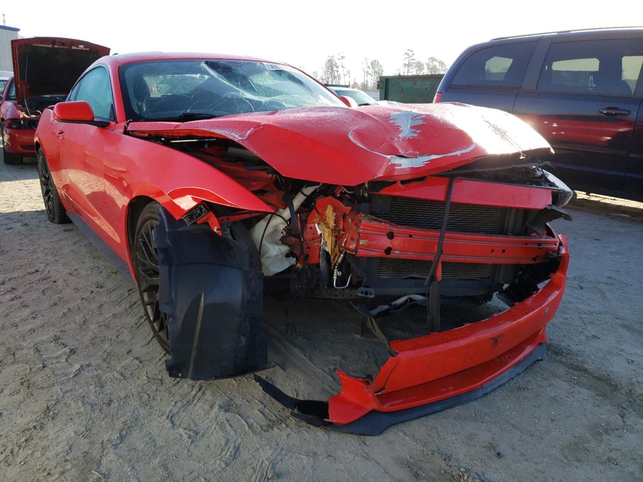 FORD MUSTANG 2015 with VIN 1FA6P8AM5F5303511 - Photo from auction