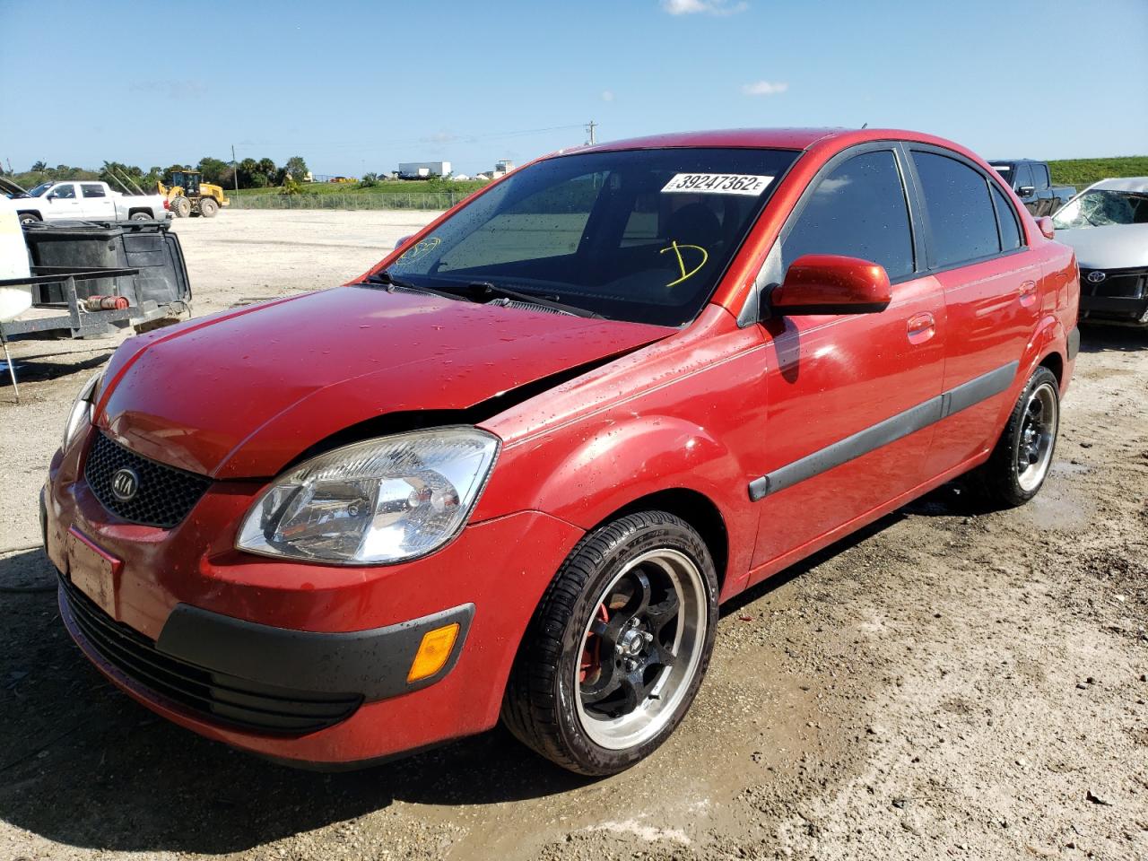 Photo 2 from auction – 2008 KIA RIO BASE with VIN KNADE123986396564