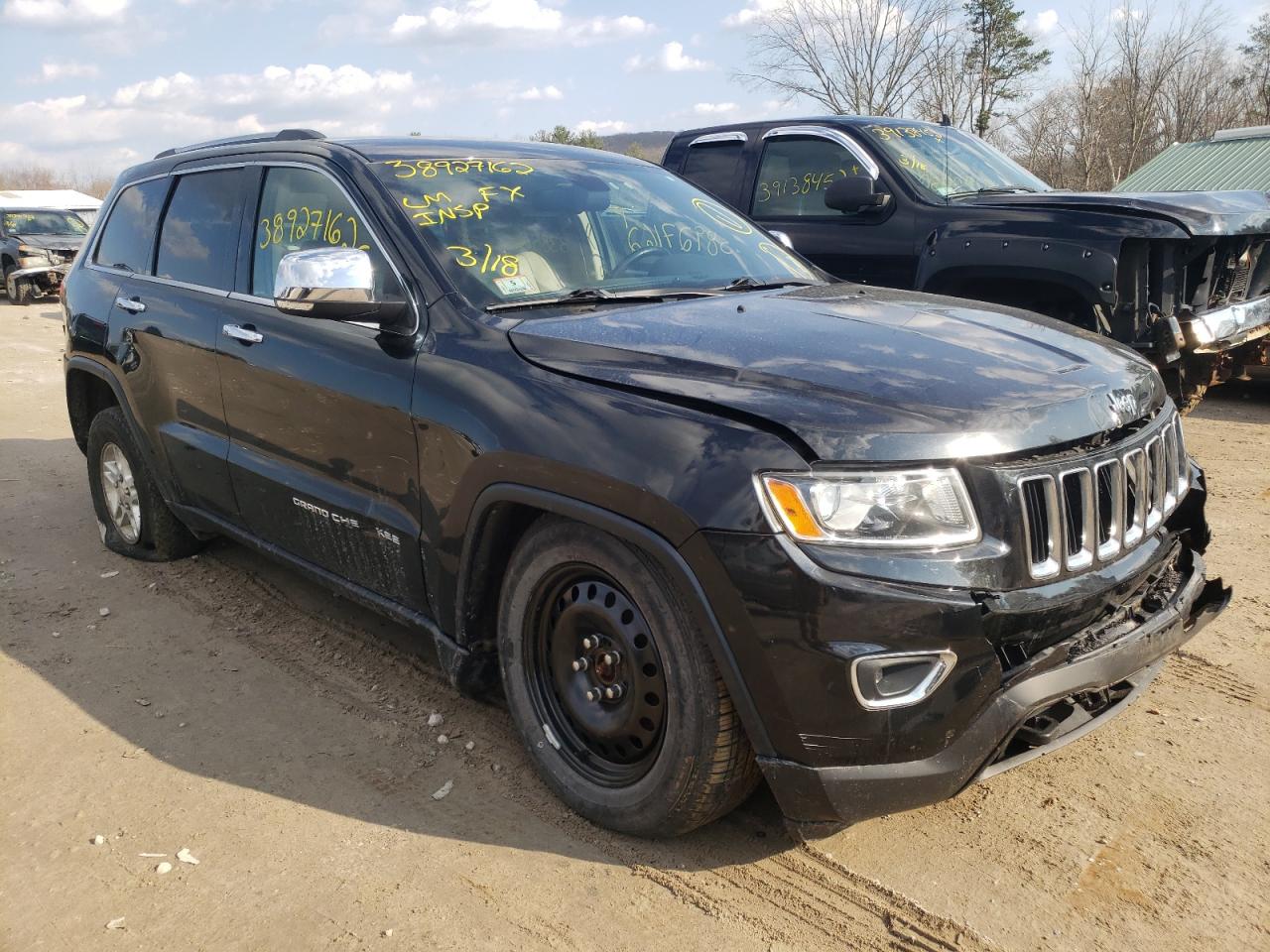 Photo 1 from auction – 2014 JEEP GRAND CHER with VIN 1C4RJFBG5EC103390