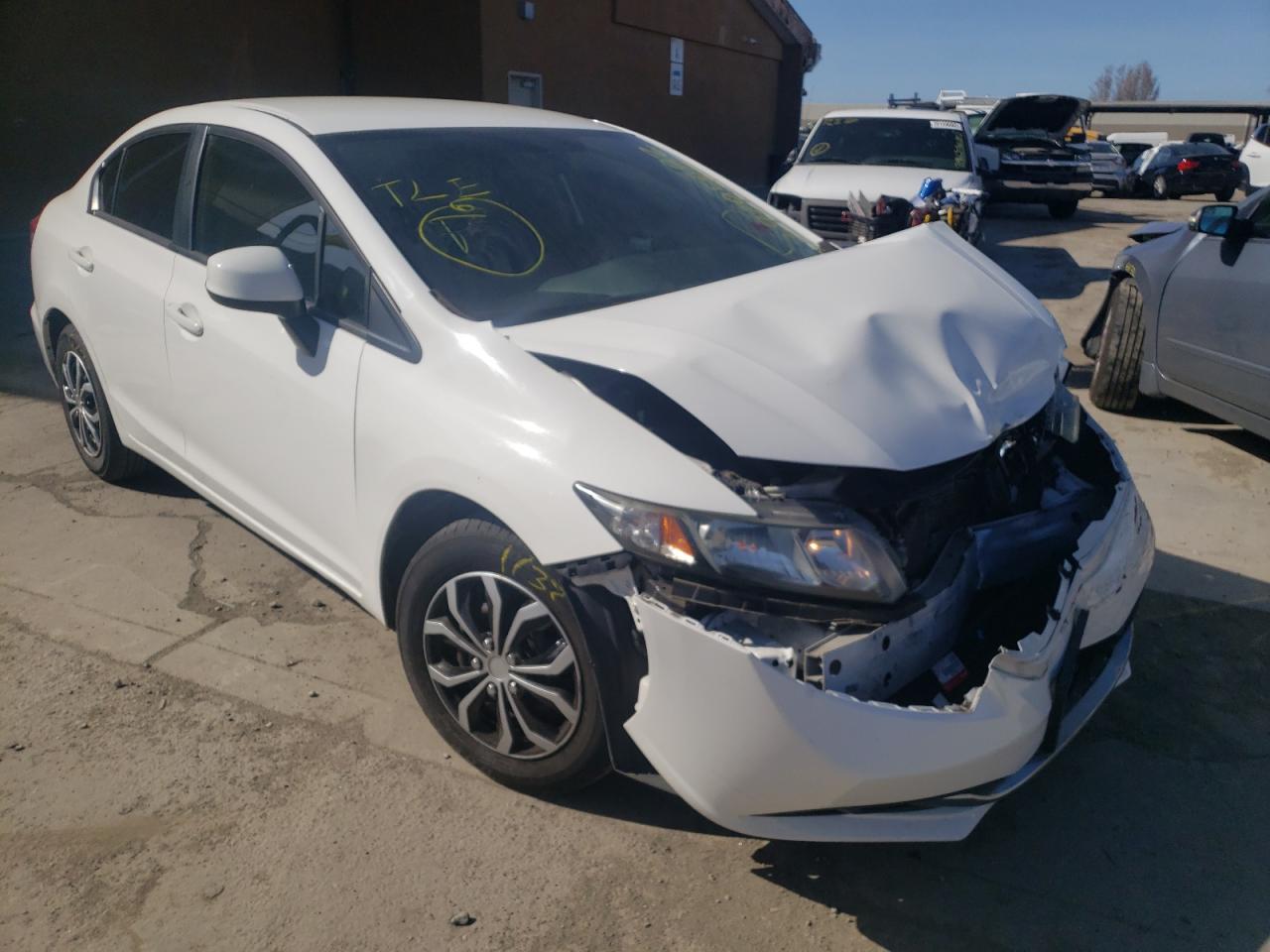HONDA CIVIC LX 2013 with VIN 19XFB2F52DE222975 - Photo from auction