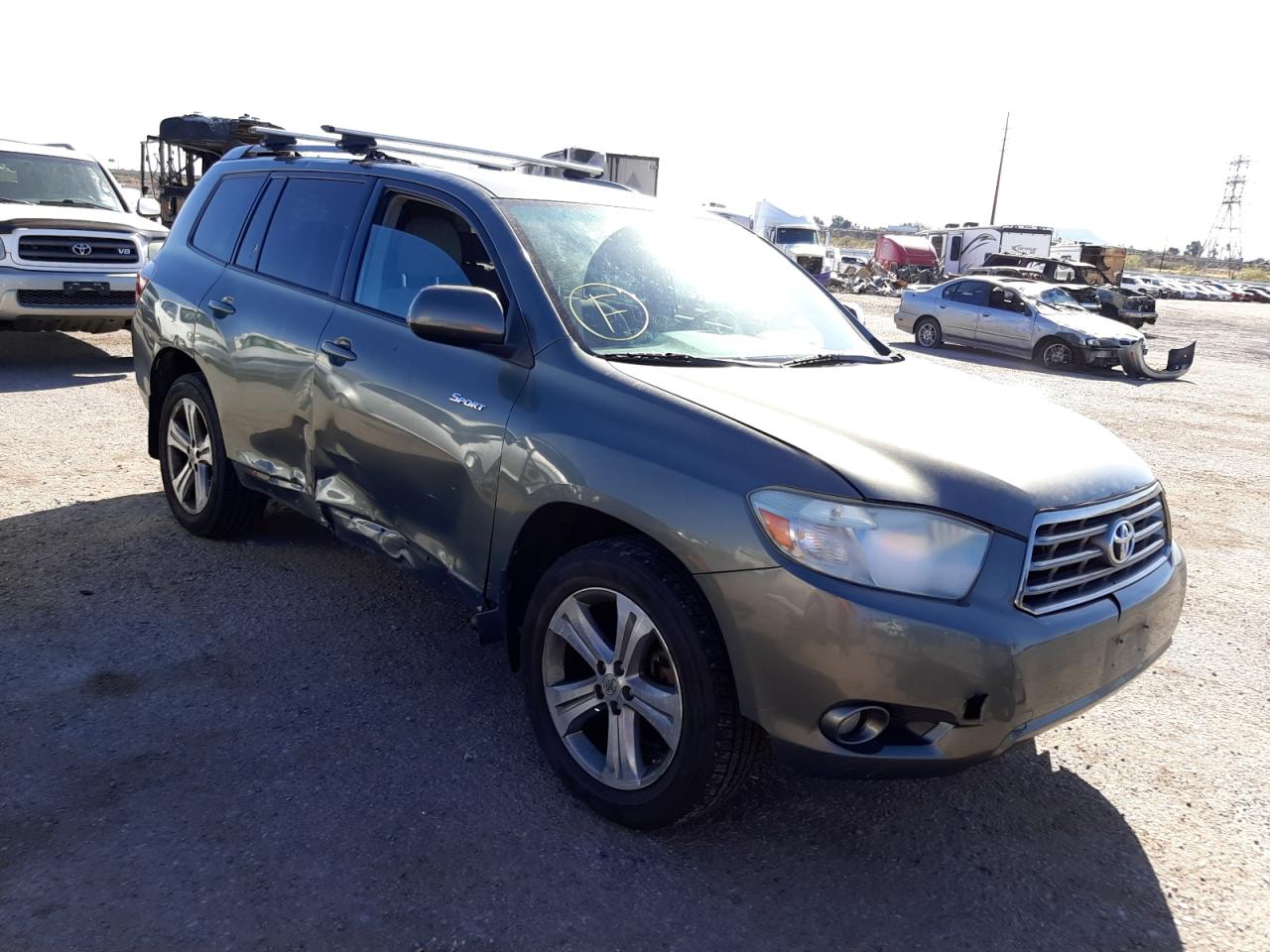 TOYOTA HIGHLANDER 2008 with VIN JTEES43A882042326 - Photo from auction