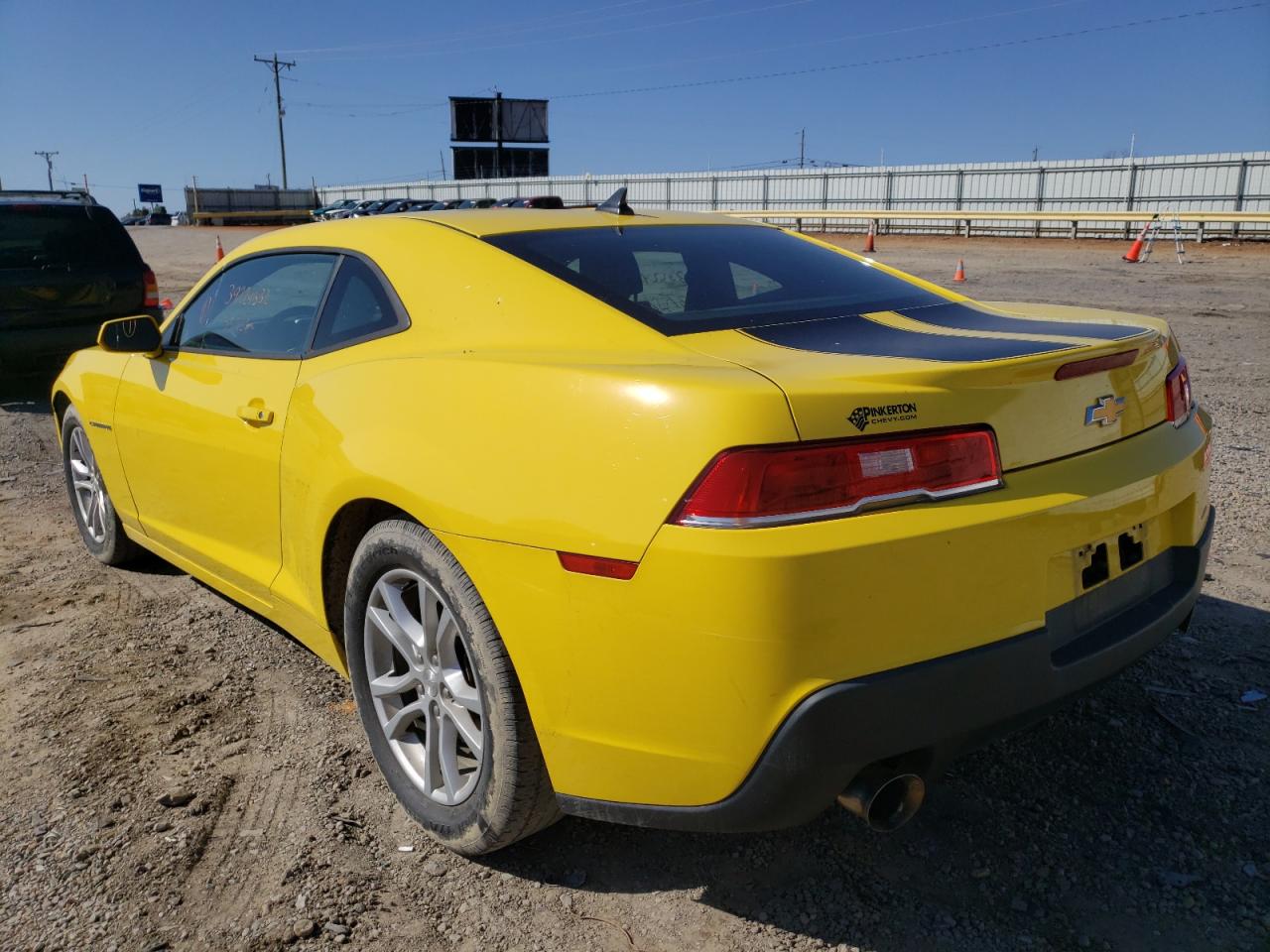 Photo 3 from auction – 2015 CHEVROLET CAMARO with VIN 2G1FD1E30F9258243