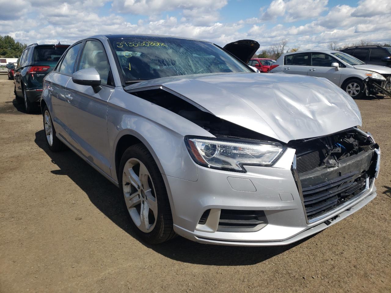 AUDI A3 PREMIUM 2017 with VIN WAUB8GFFXH1027926 - Photo from auction
