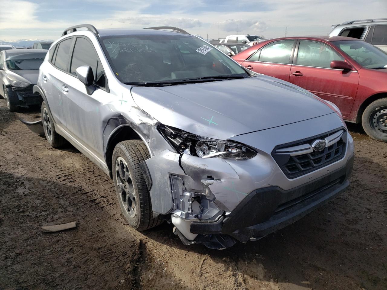 SUBARU CROSSTREK 2021 with VIN JF2GTAPC0M8362916 - Photo from auction
