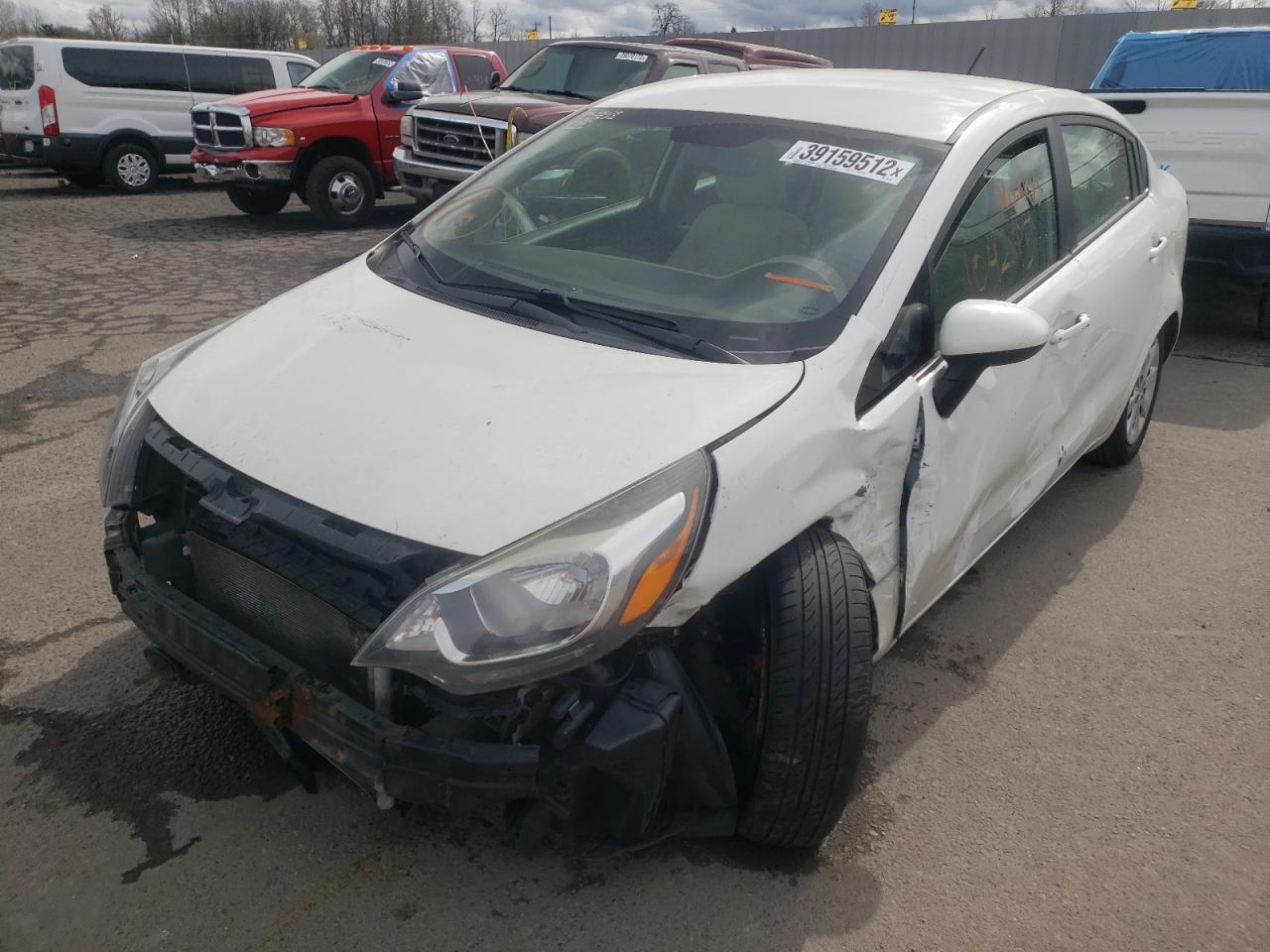 Photo 2 from auction – 2013 KIA RIO LX with VIN KNADM4A33D6164798