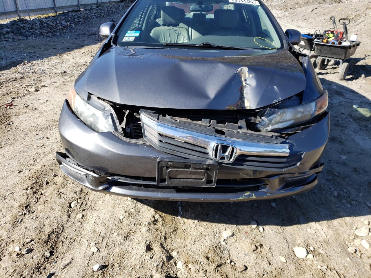 Photo 9 from auction – 2012 HONDA CIVIC EXL with VIN 2HGFB2F97CH526861