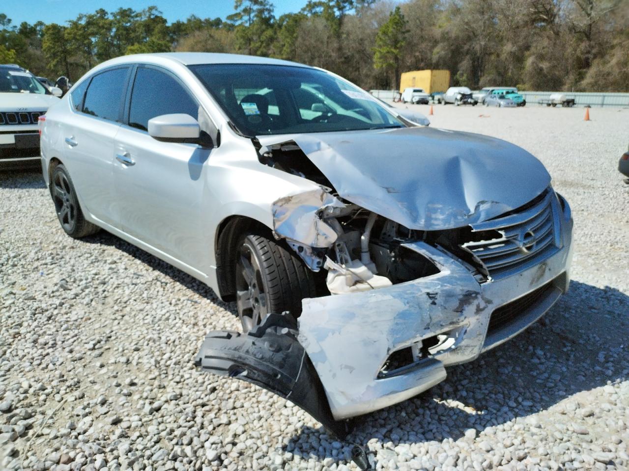 NISSAN SENTRA S 2013 with VIN 3N1AB7AP3DL756503 - Photo from auction