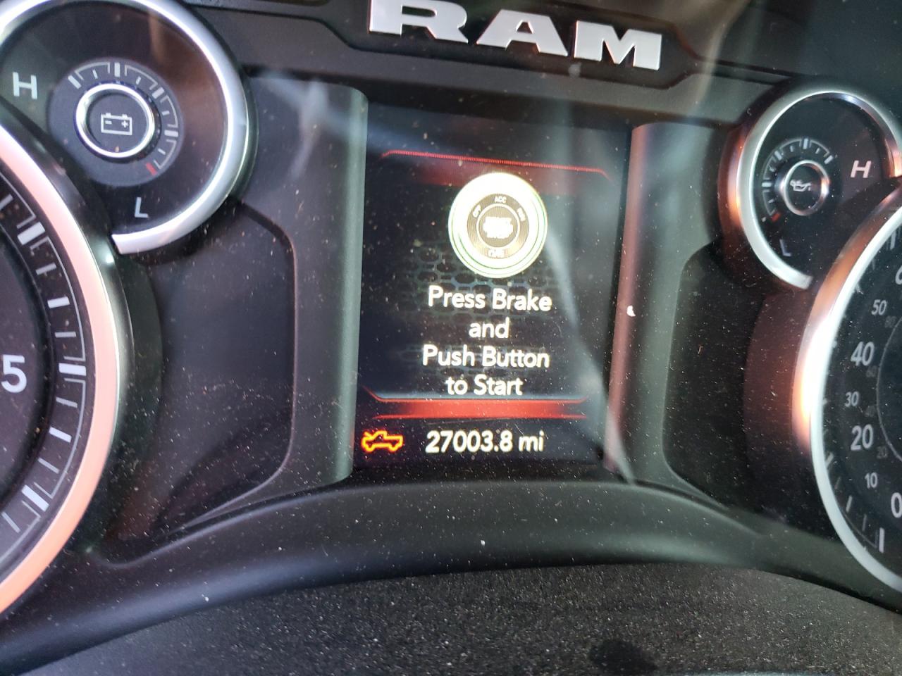 Photo 8 from auction – 2020 RAM 1500 BIG H with VIN 1C6SRFFT4LN328247