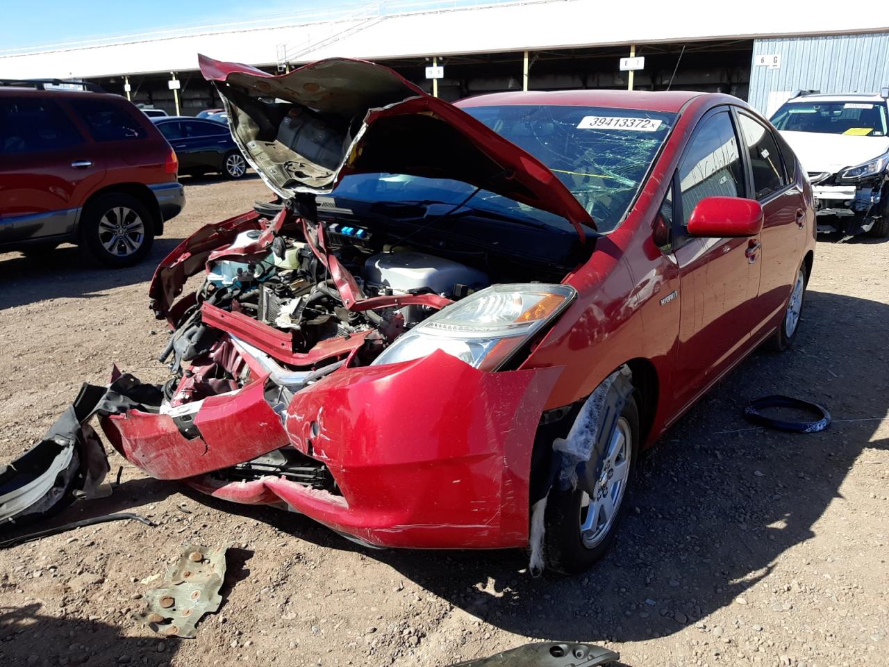 Photo 2 from auction – 2007 TOYOTA PRIUS with VIN JTDKB20U077687399