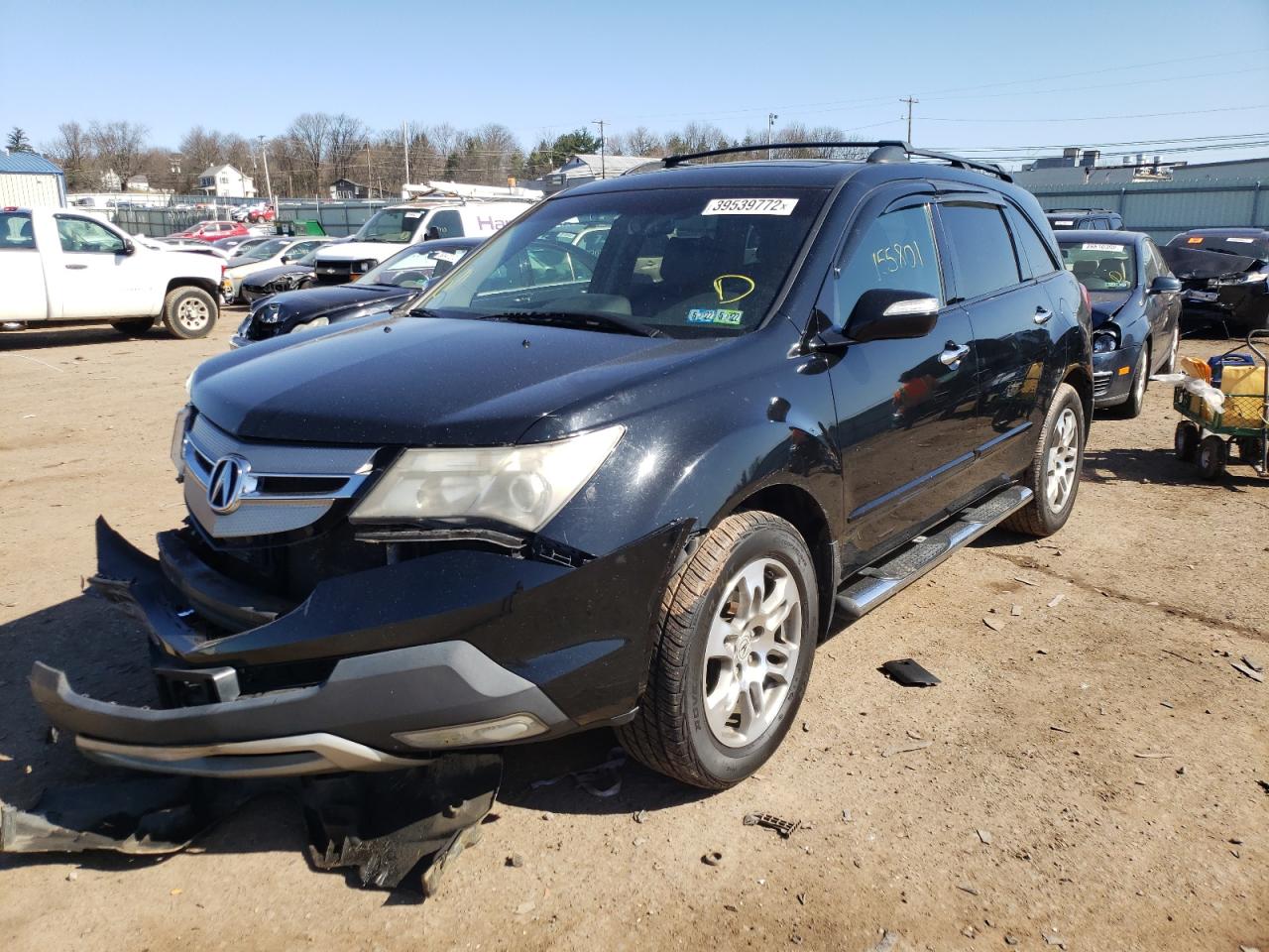 Photo 2 from auction – 2008 ACURA MDX TECHNO with VIN 2HNYD28378H530758