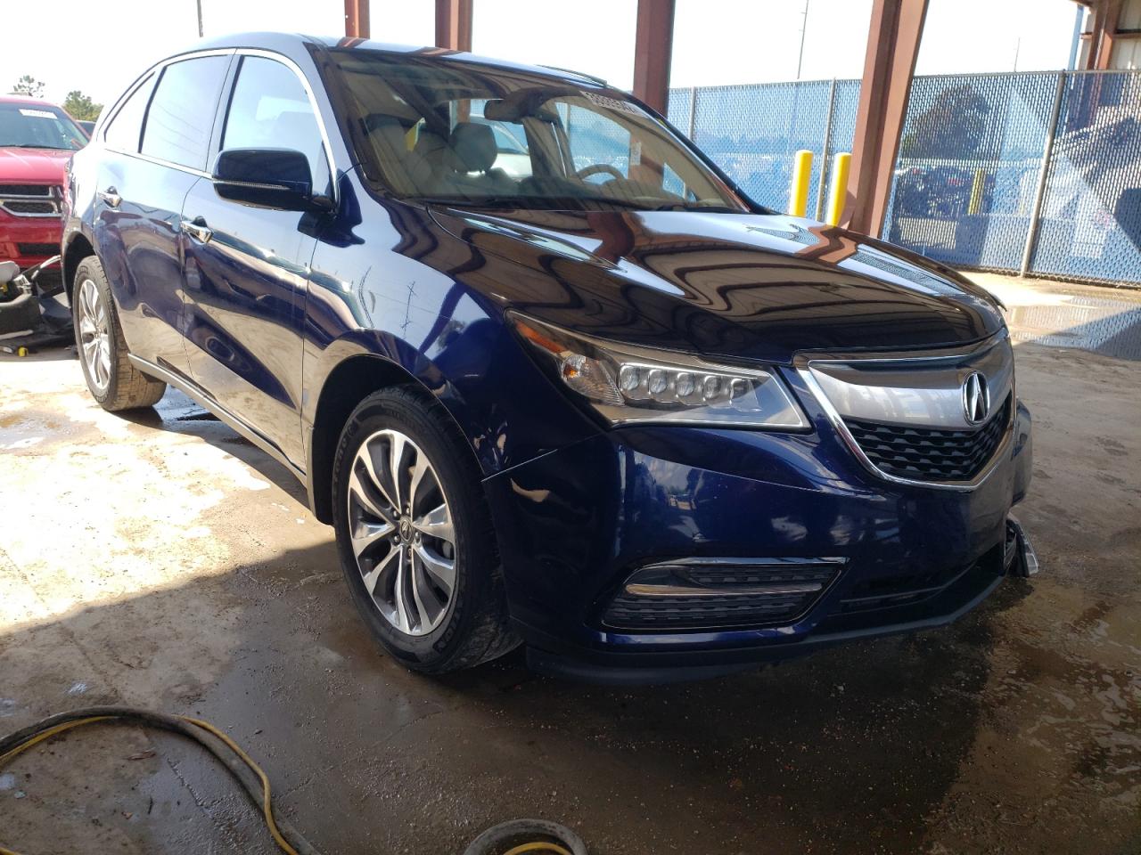 ACURA MDX TECHNO 2014 with VIN 5FRYD3H4XEB009232 - Photo from auction