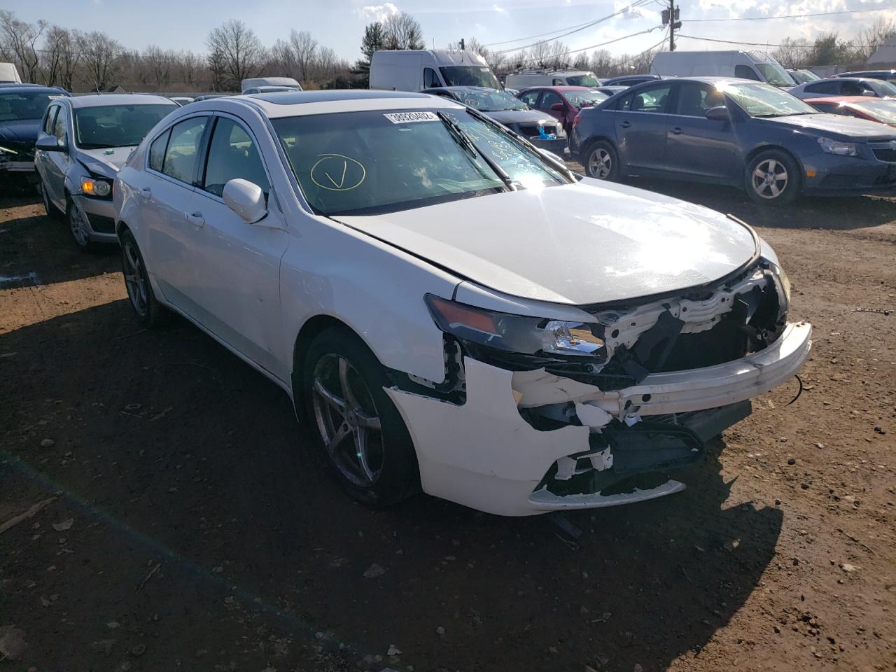 ACURA TL TECH 2013 with VIN 19UUA8F50DA010948 - Photo from auction