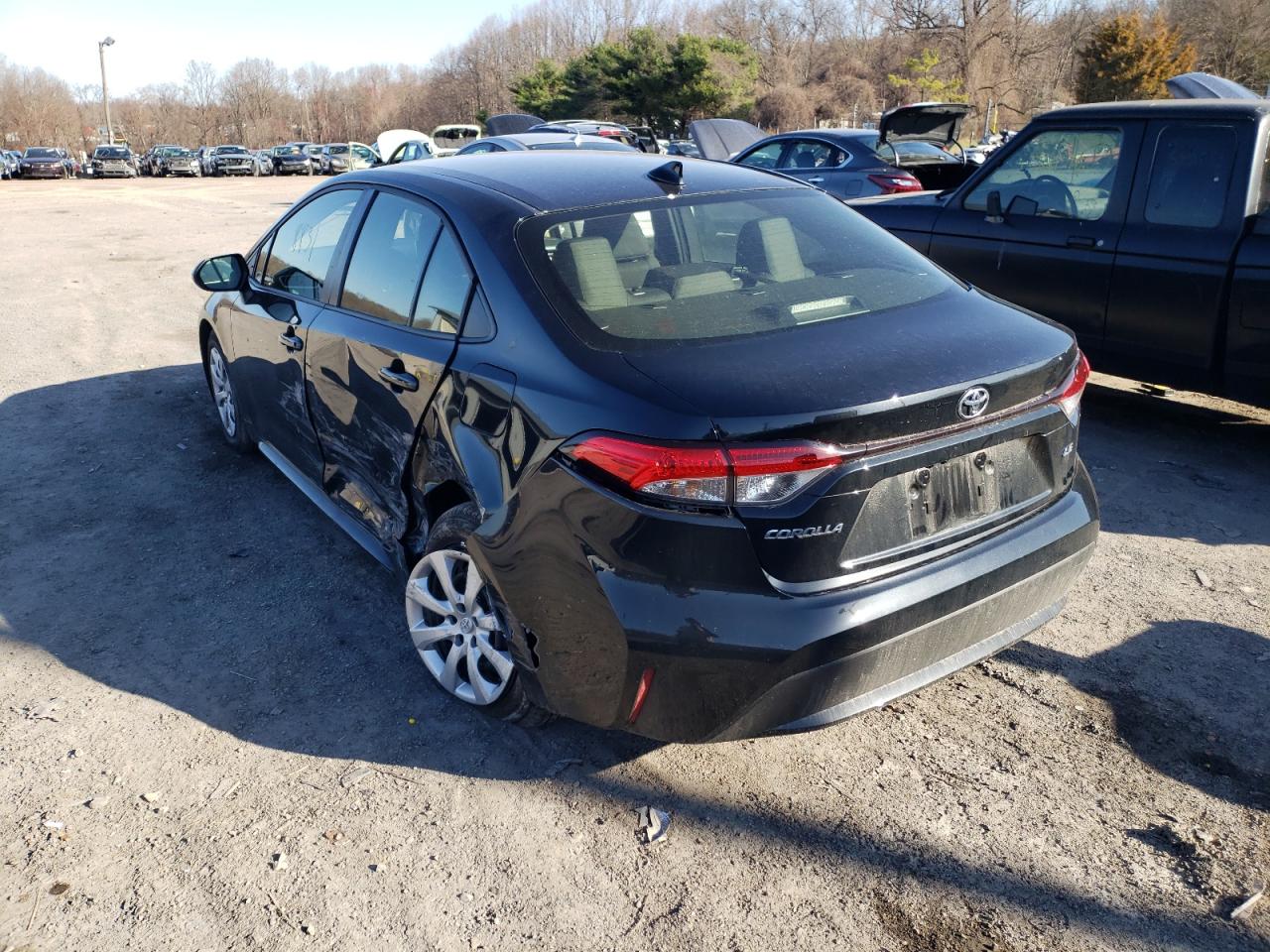 Photo 3 from auction – 2021 TOYOTA COROLLA LE with VIN JTDEPMAEXMJ189369